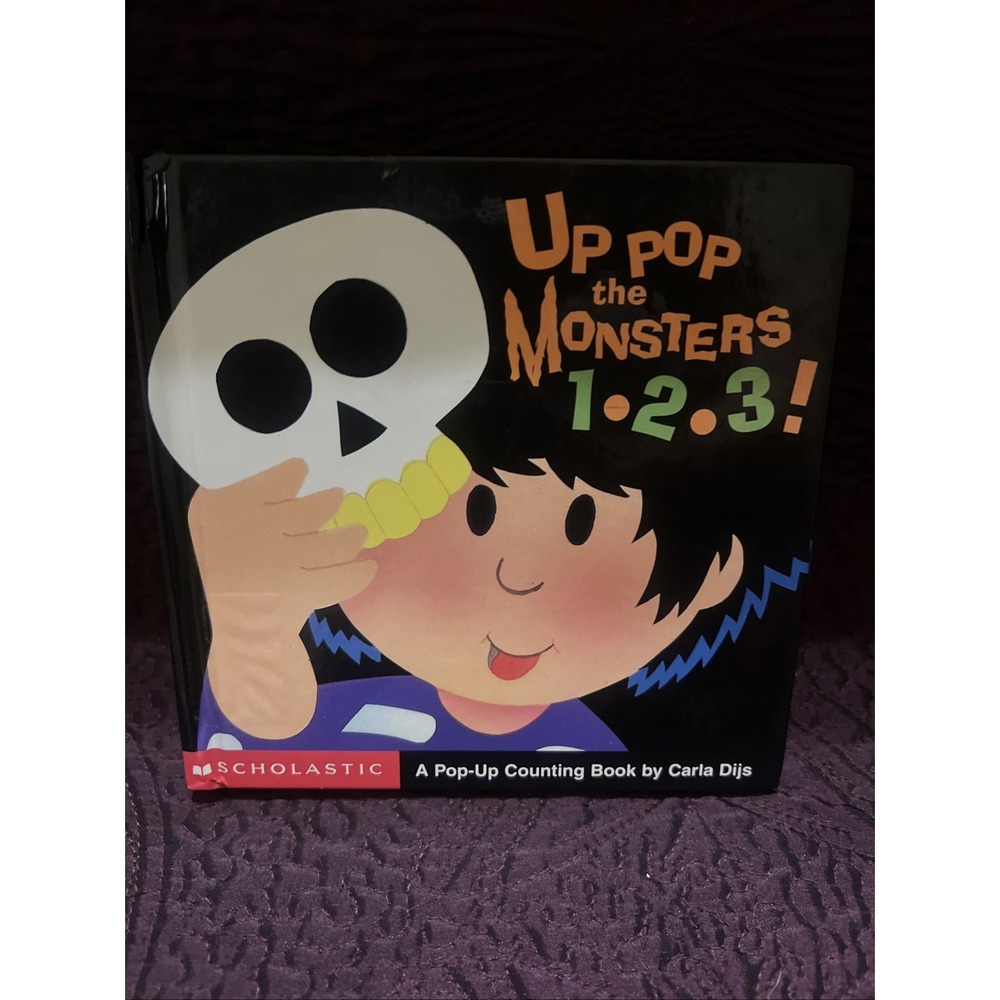 Up Pop the Monsters 1-2-3: A Pop-Up Cou..., Dijs, Carla Hard Book‎ 2002 Excellen